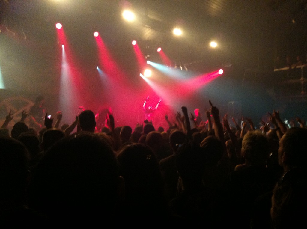 Caught in a mosh